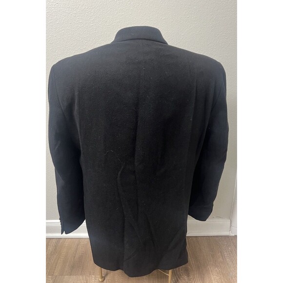 Ralph Lauren Camel Hair Coat 44R Black Jacket Blazer Sports Coat Preppy Classic - Picture 6 of 16
